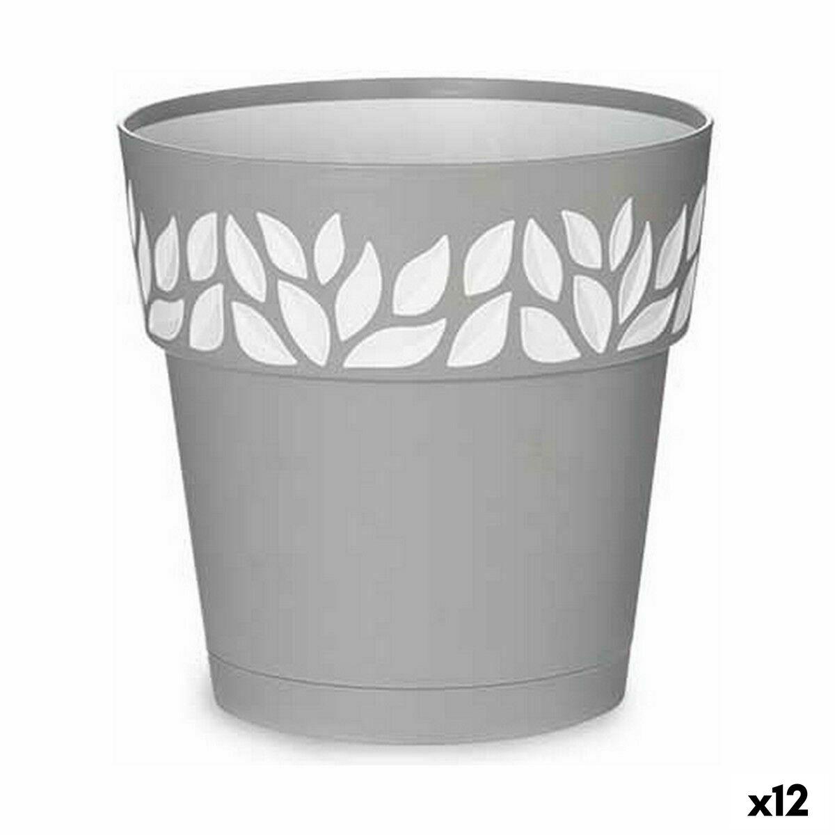 Selvvandende pot Stefanplast Cloe Grå Plastik 19 x 19 x 19 cm (12 enheder) Selvvandende pot Stefanplast Cloe Grå Plastik 19 x 19 x 19 cm (12 enheder)