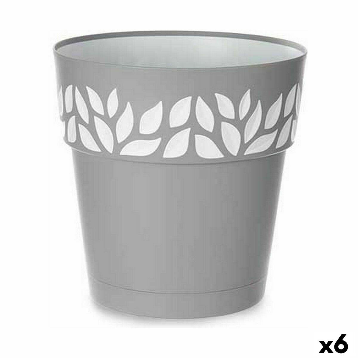 Selvvandende pot Stefanplast Cloe Grå Plastik 29 x 29 x 29 cm (6 enheder) Selvvandende pot Stefanplast Cloe Grå Plastik 29 x 29 x 29 cm (6 enheder)