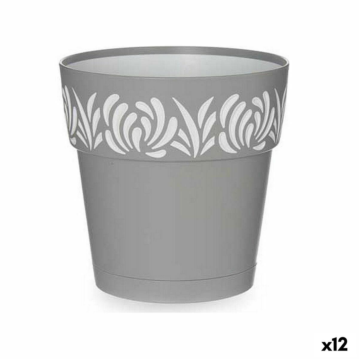 Selvvandende pot Stefanplast Gaia Grå 15 x 15 x 15 cm Hvid Plastik (12 enheder) Selvvandende pot Stefanplast Gaia Grå 15 x 15 x 15 cm Hvid Plastik (12 enheder)