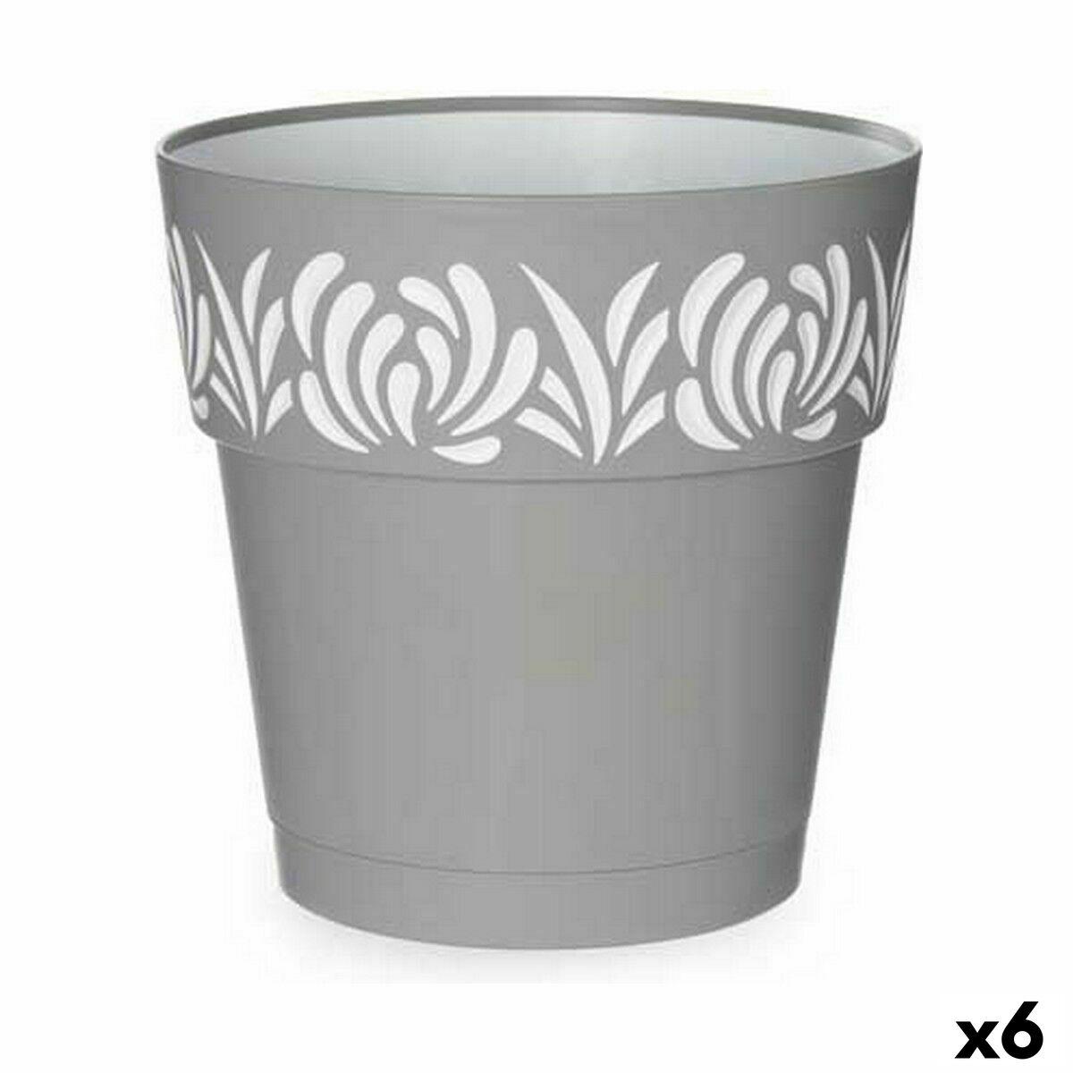 Selvvandende pot Stefanplast Gaia Grå Plastik 25 x 25 x 25 cm (6 enheder) Selvvandende pot Stefanplast Gaia Grå Plastik 25 x 25 x 25 cm (6 enheder)