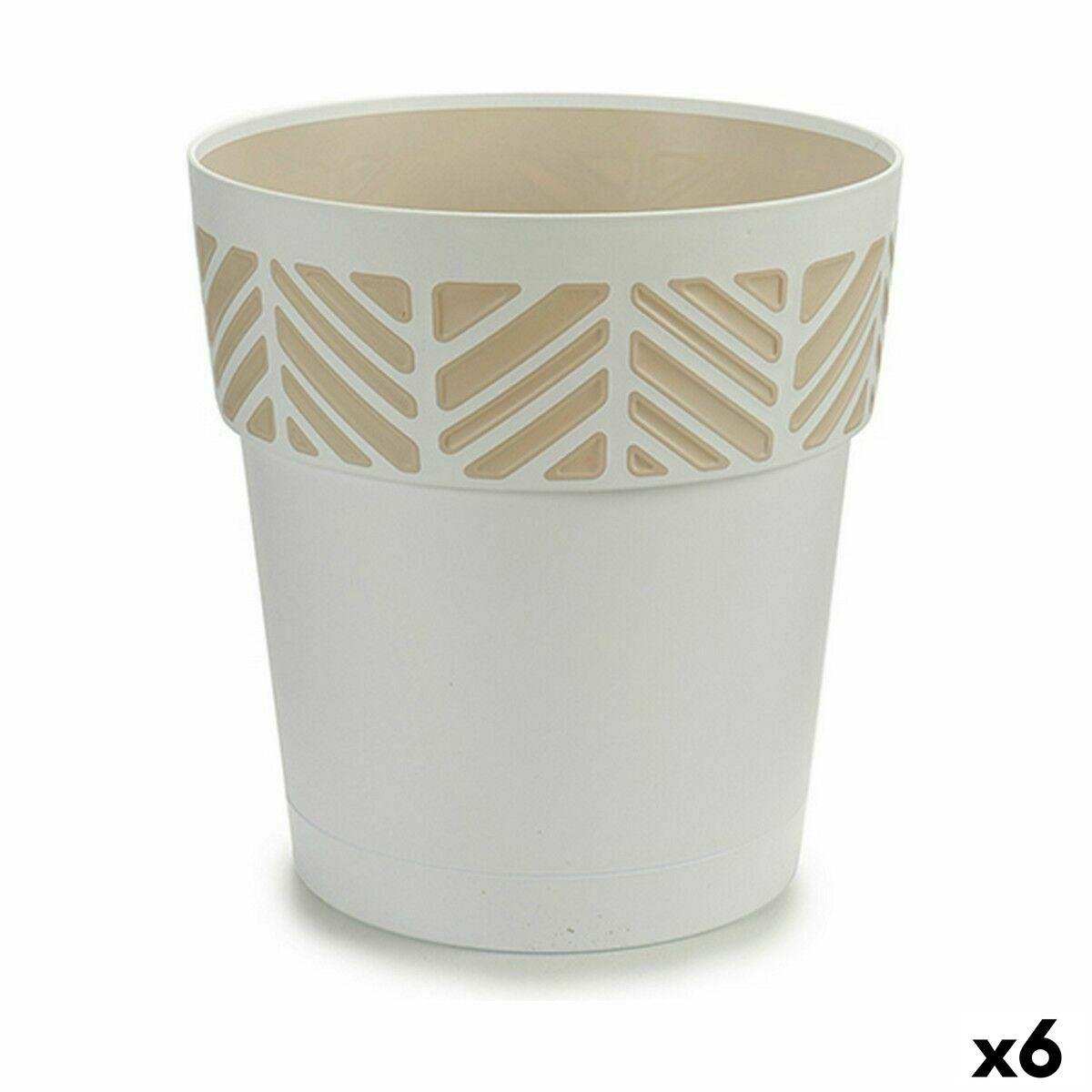 Selvvandende pot Stefanplast Orfeo Hvid Plastik 25 x 25 x 25 cm (6 enheder) Selvvandende pot Stefanplast Orfeo Hvid Plastik 25 x 25 x 25 cm (6 enheder)