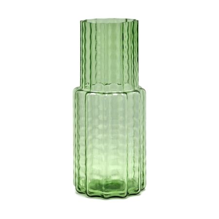 Serax Waves 05 vase Ø16x35 cm Green-clear