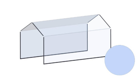 Side i plastfolie til tunnel højbed 120x240 cm