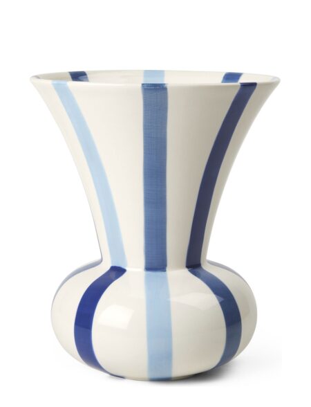 Signature Vase H20 Blue Kähler Cream