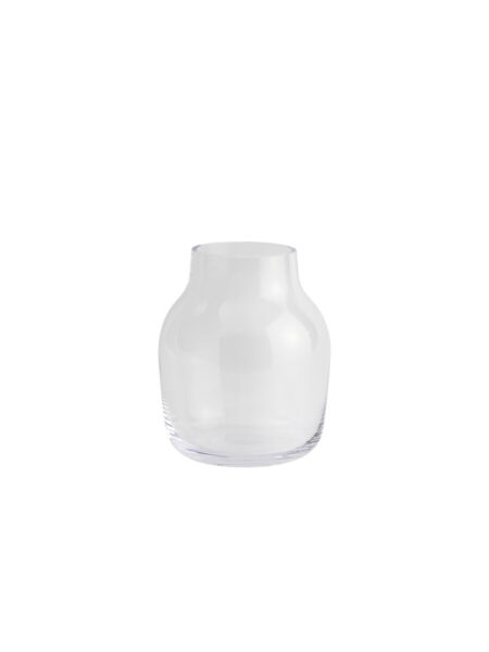 Silent Vase, Ø 11 cm fra Muuto (Clear)