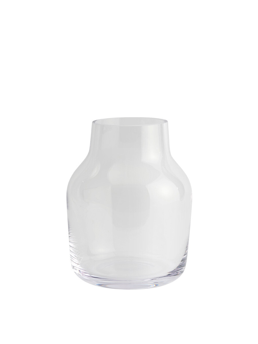 Silent Vase, Ø 15 cm fra Muuto (Clear) Silent Vase, Ø 15 cm fra Muuto (Clear)