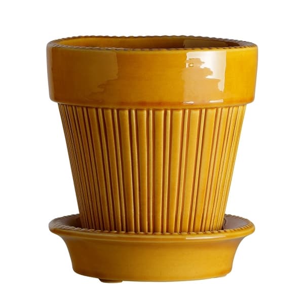 Simona Pot Yellow, Ø 12cm - Bergs Potter Simona Pot Yellow, Ø 12cm - Bergs Potter