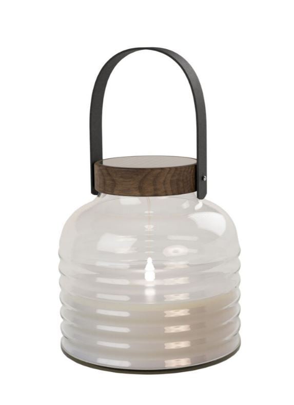 Sirius Aston Solar Krukke Lanterne H: 20 cm - Sort/Brun Sirius Aston Solar Krukke Lanterne H: 20 cm - Sort/Brun