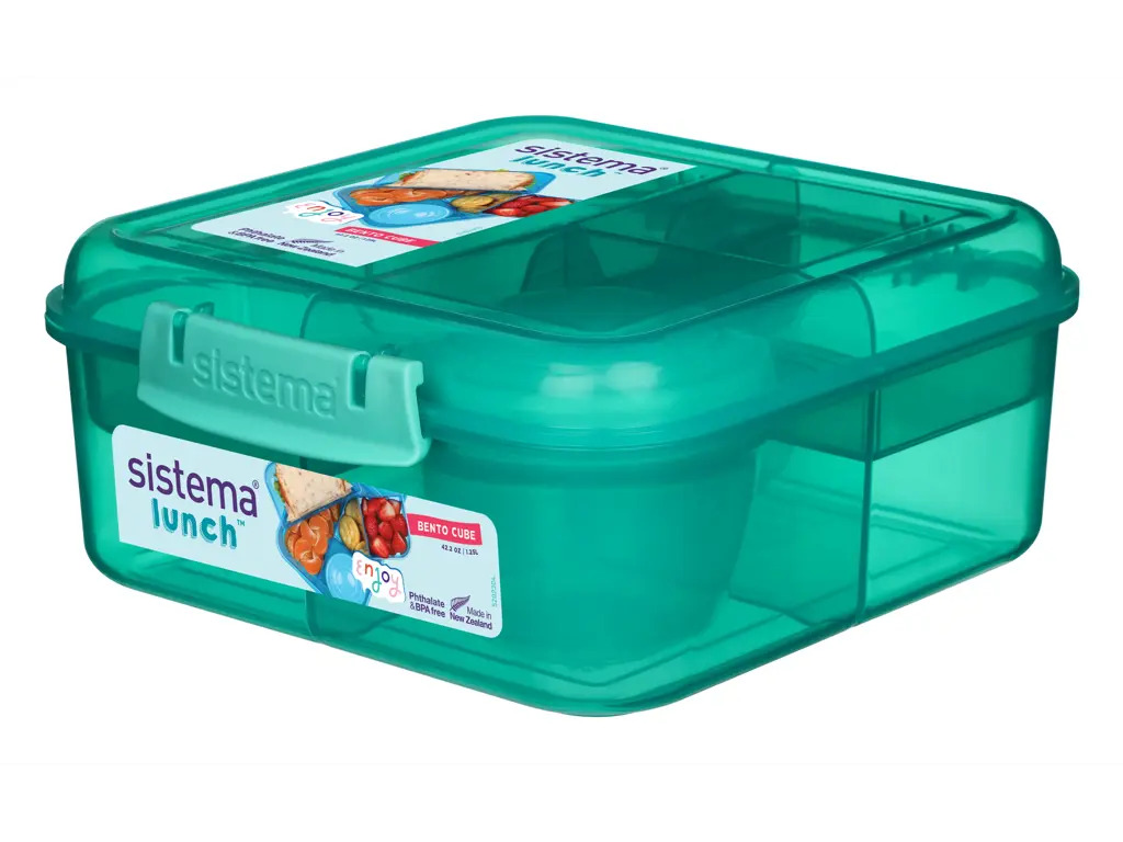 Sistema - Bento Cube 1,25L, Mint Sistema - Bento Cube 1,25L, Mint