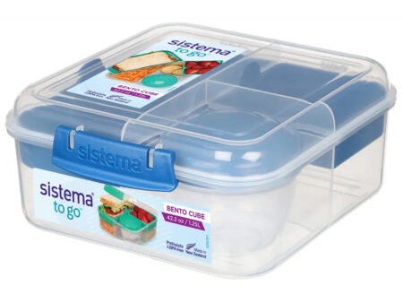 Sistema - Bento Cube To Go 1,25l, Blå