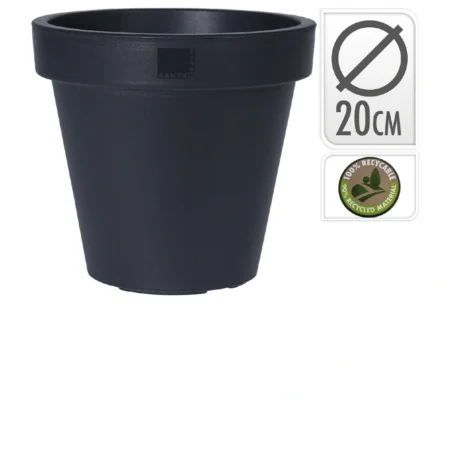 Skjuler Ø20 cm i antracit plast