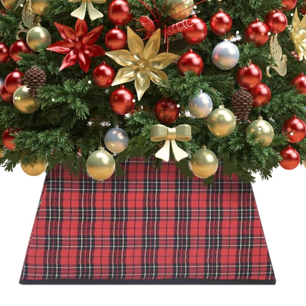 Skjuler til juletræsfod 48x48x25 cm rød og sort Skjuler til juletræsfod 48x48x25 cm rød og sort