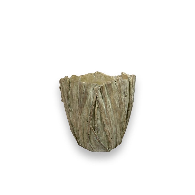 Skjuler / urtepotte grågrøn "Straw" - Miljögården H: 15,5 Skjuler / urtepotte grågrøn "Straw" - Miljögården H: 15,5