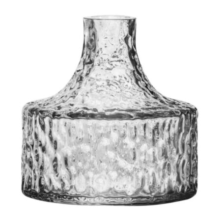 Skrufs Glasbruk Kolonn vase struktur 11 cm