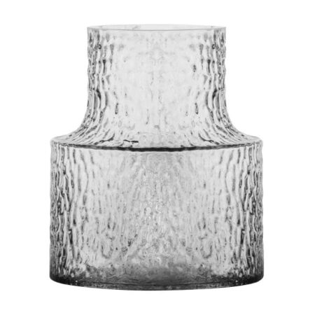 Skrufs Glasbruk Kolonn vase struktur 20 cm