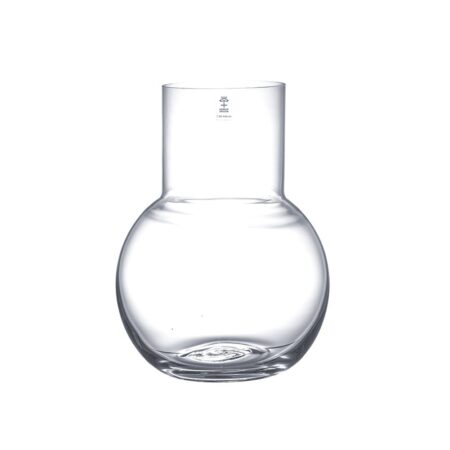 Skrufs Glasbruk Pallo vase Klar 20 cm