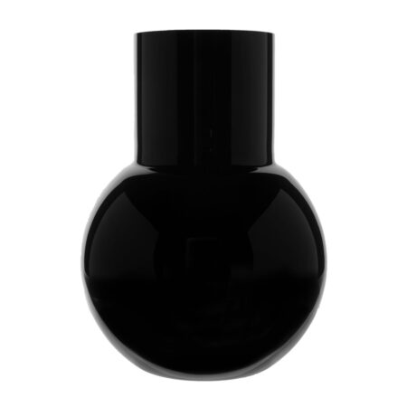 Skrufs Glasbruk Pallo vase Sort 20 cm