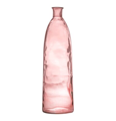 Slank Glasvase Rosa