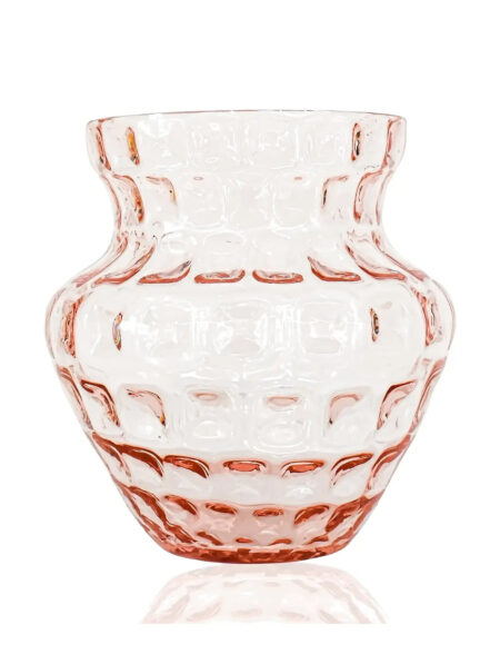 Small Diamond Dahlia Vase Anna Von Lipa Orange