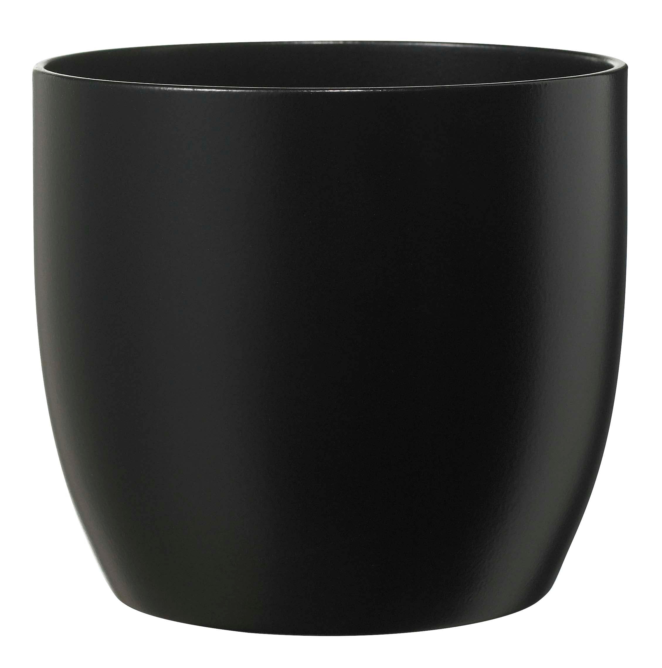 Soendgen Keramik - Basel fashion skjuler Ø19-Ø21 cm - Mat sort - Ø19 H18 cm Soendgen Keramik - Basel fashion skjuler Ø19-Ø21 cm - Mat sort - Ø19 H18 cm