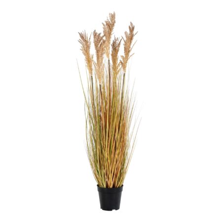 Sorghum Grass - Kunstig Plante, Natur H:110 Cm