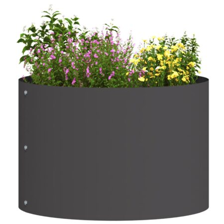 Sort Metal Blomsterkrukke Sort Metal 30 x 30 x 20 cm
