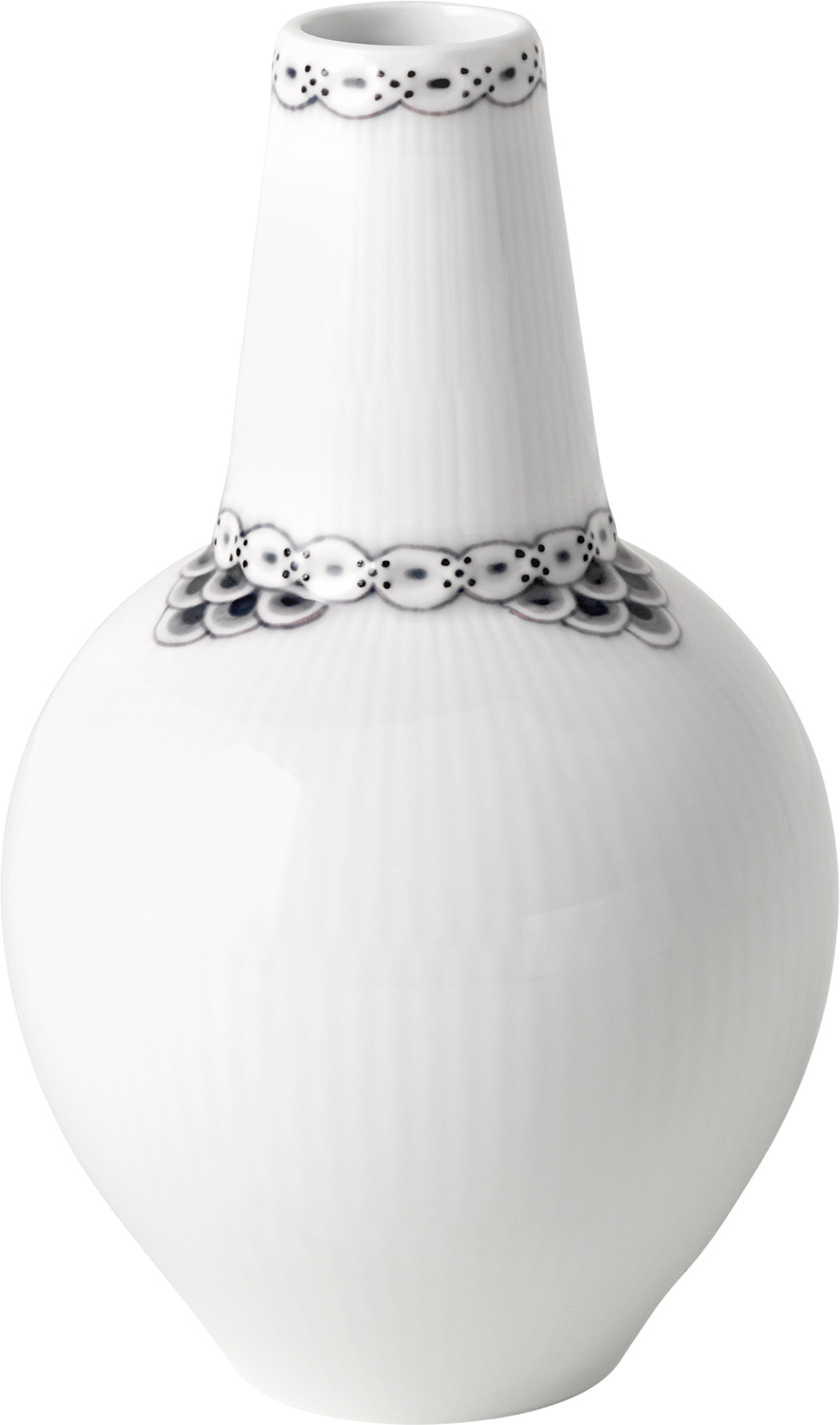 Sort Riflet Blonde Vase 15 cm Sort Riflet Blonde Vase 15 cm