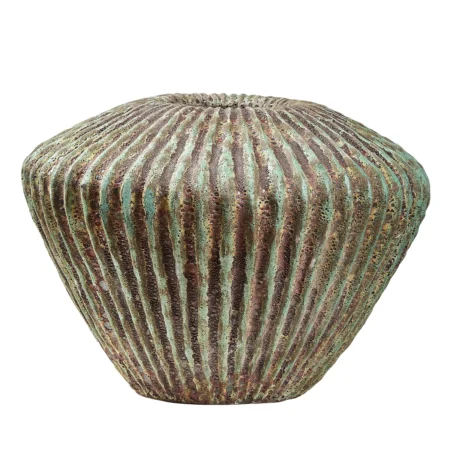 Sparresholm stor havekrukke Ø55xH41 cm i antik grøn keramik