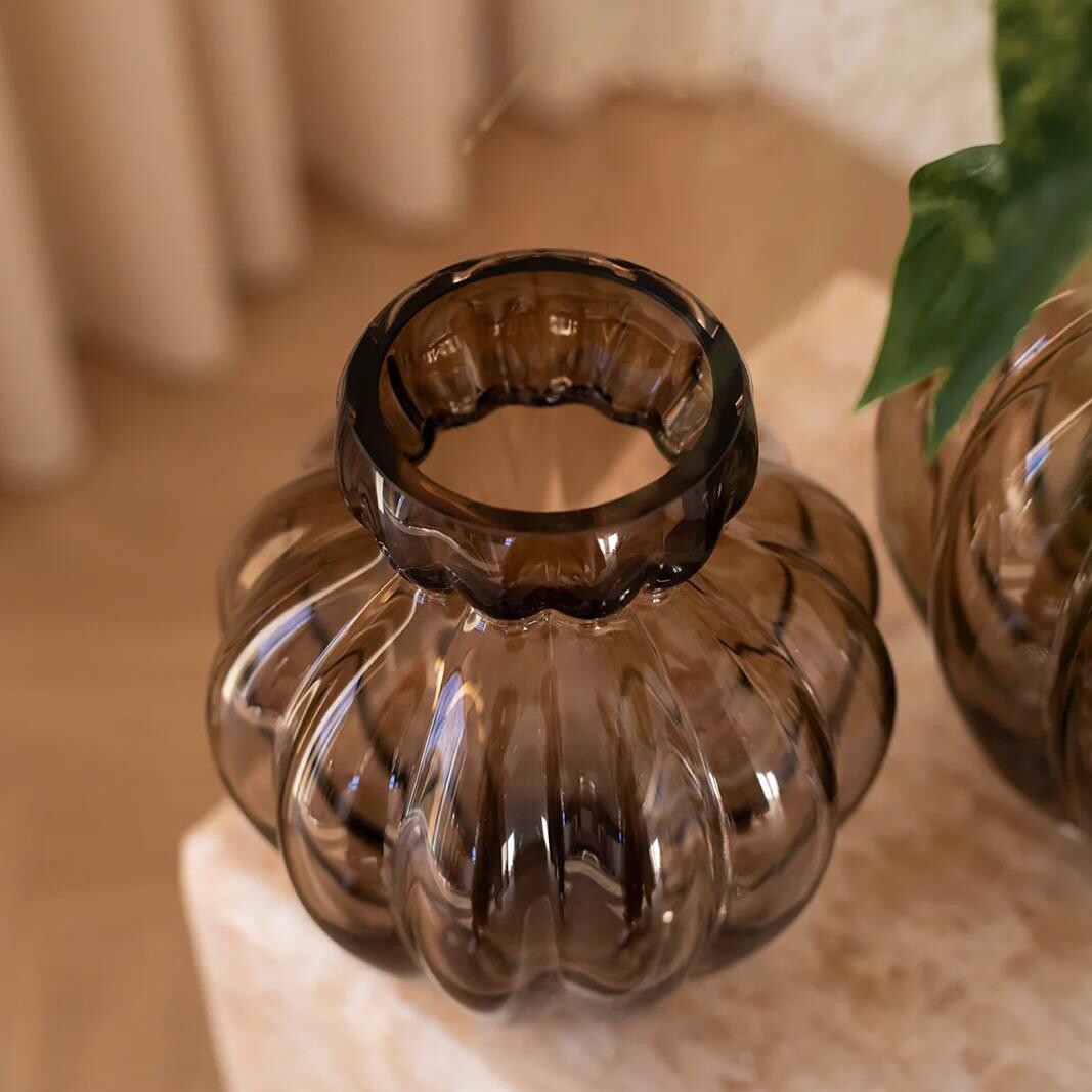 Specktrum Audrey Vase Smokey Brown Small Specktrum Audrey Vase Smokey Brown Small