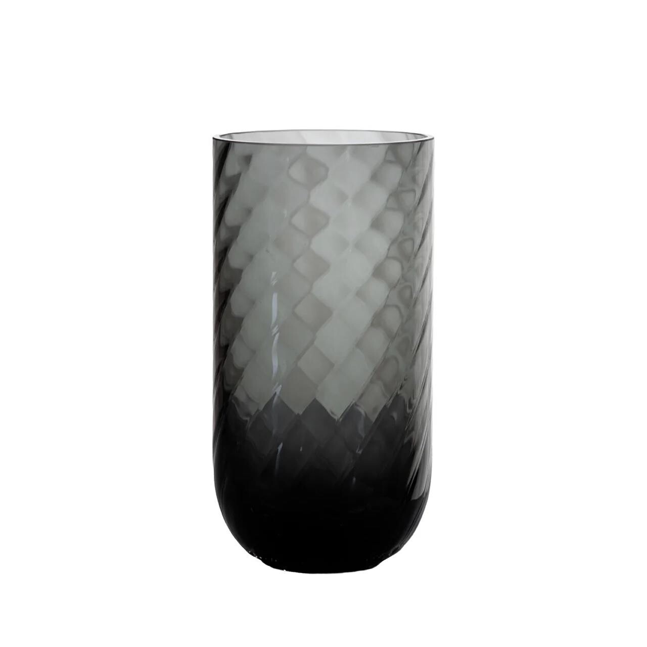 Specktrum Meadow Swirl Cylinder Vase Grey Small Specktrum Meadow Swirl Cylinder Vase Grey Small