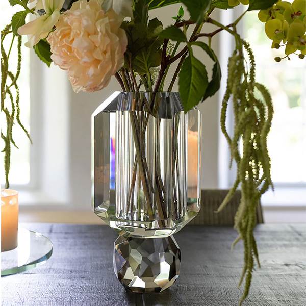 Specktrum Storm vase - Clear/Light smoke Specktrum Storm vase - Clear/Light smoke