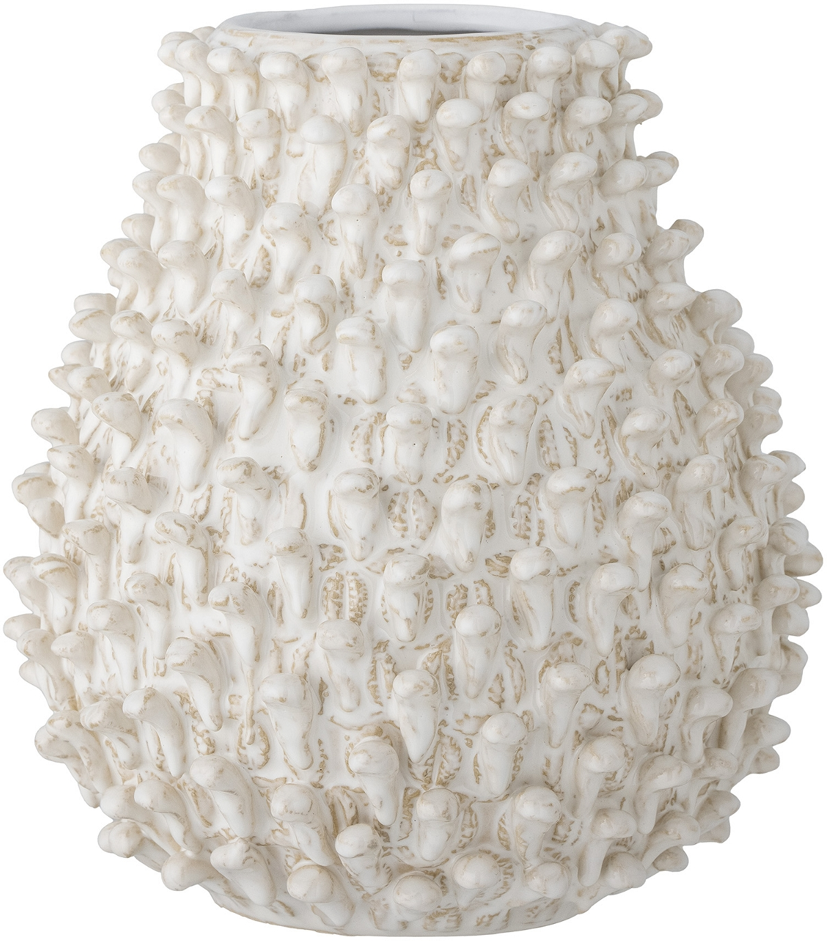 Spikey, Vase, natur, H23,5x25,5 cm, stentøj Spikey, Vase, natur, H23,5x25,5 cm, stentøj