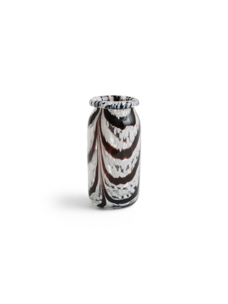 Splash Vase Roll Neck X-Small, coffee and white fra Hay