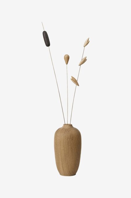 Spring Copenhagen - Trædekoration Bloom Vase m. blomster 12 cm - Natur - Dekoration - - Homeroom