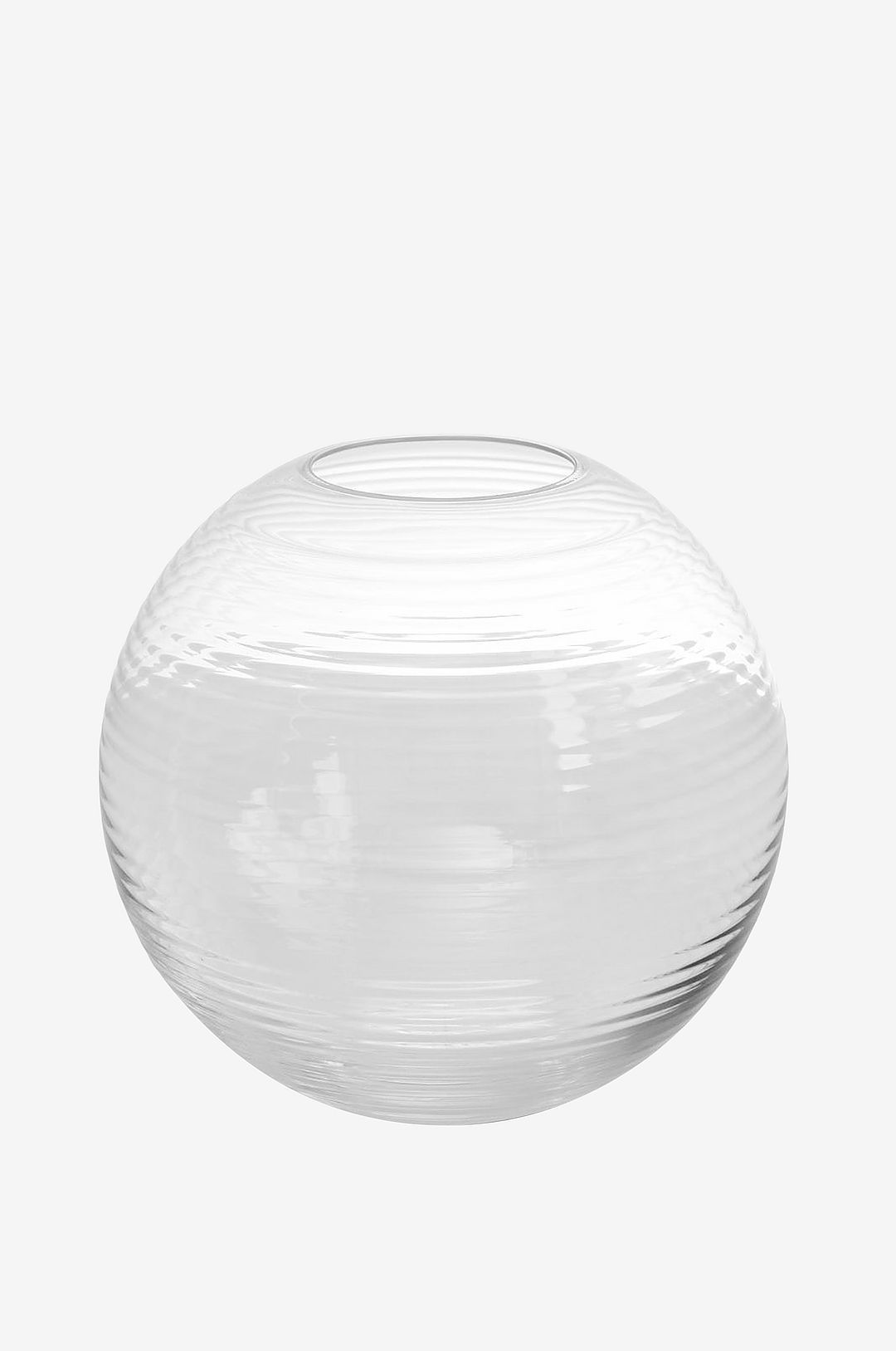 Spring Copenhagen - Vase Laine Rund 13,5 cm - Transparent - Urtepotteskjulere & vaser - - Homeroom Spring Copenhagen - Vase Laine Rund 13,5 cm - Transparent - Urtepotteskjulere & vaser - - Homeroom