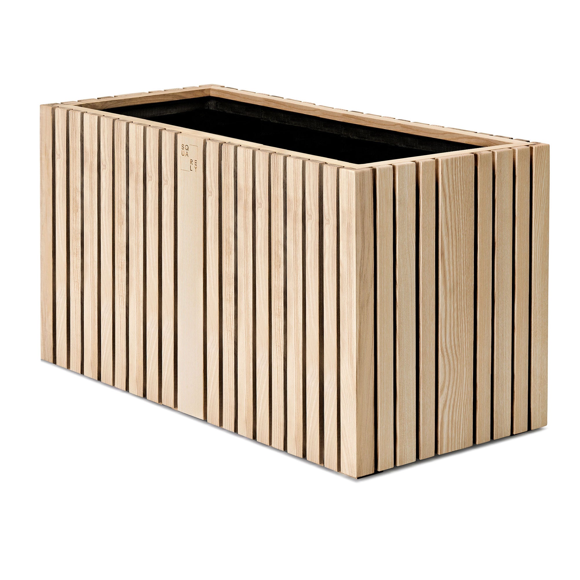 Squarely Copenhagen - GrowLARGE plantekasse 90x45 cm, 3 farver - Ask natur Squarely Copenhagen - GrowLARGE plantekasse 90x45 cm, 3 farver - Ask natur