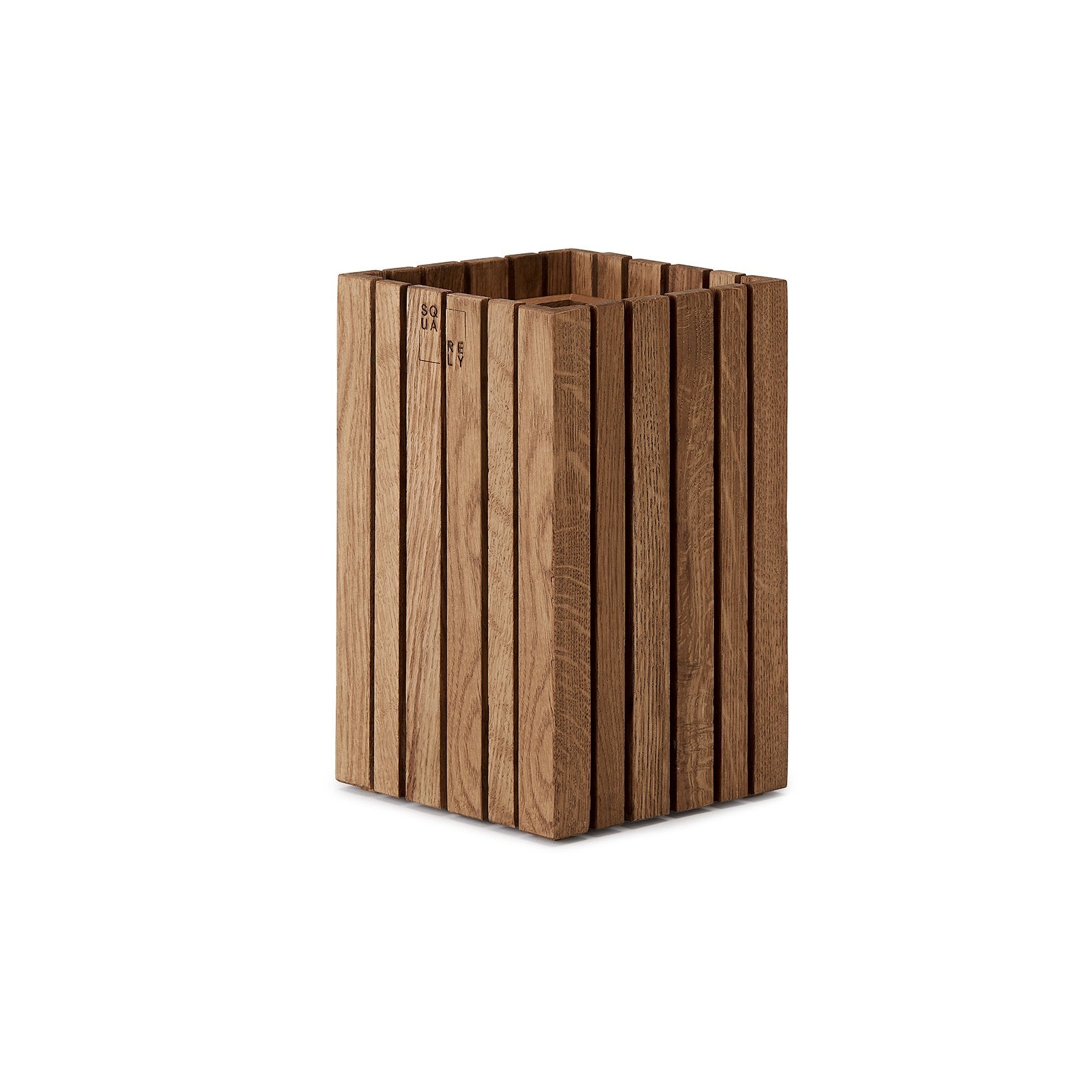 Squarely Copenhagen - GrowSMALL plantekasse 14x14 cm, 4 farver - Mørk Eg Squarely Copenhagen - GrowSMALL plantekasse 14x14 cm, 4 farver - Mørk Eg