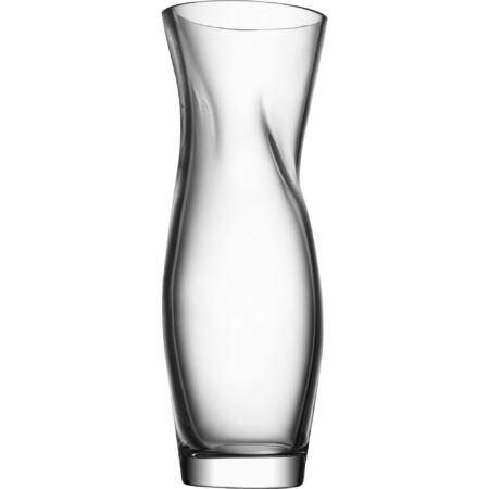 Squeeze vase 34 cm, klar
