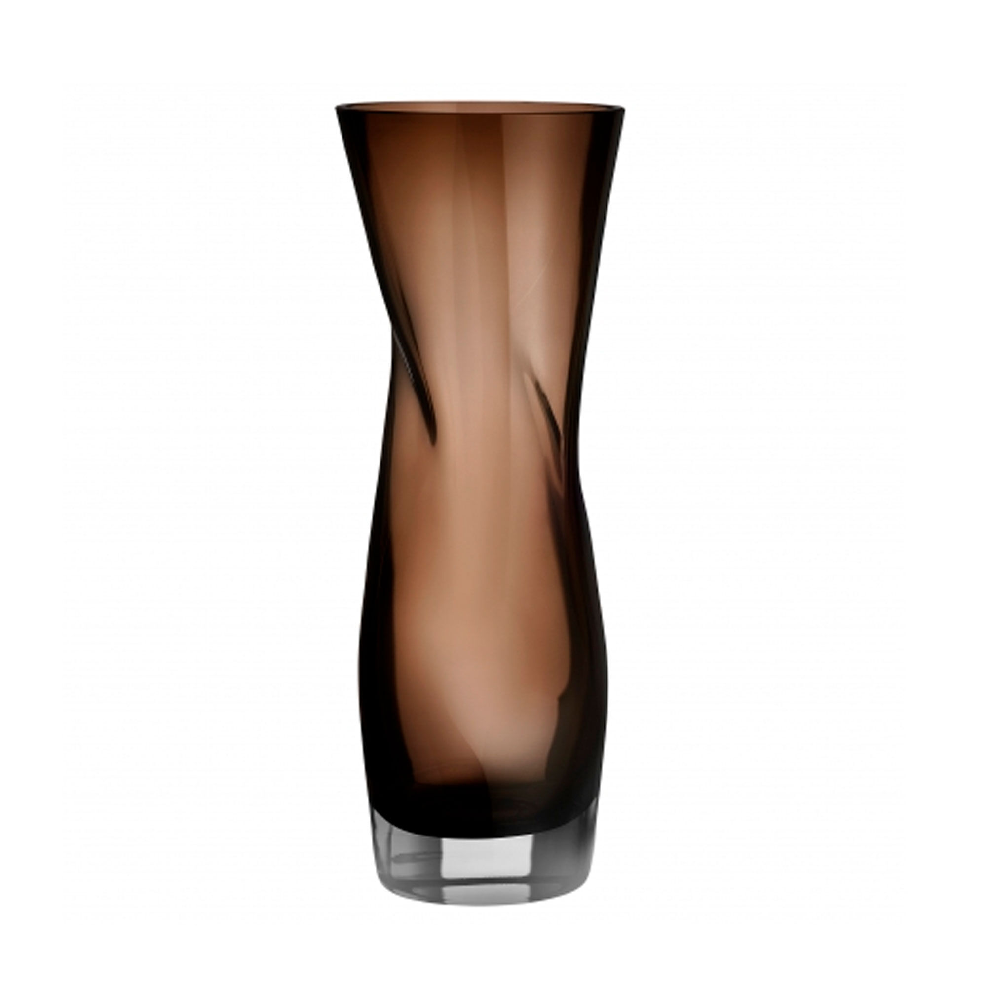 Squeeze vase 34 cm, røgfarvet Squeeze vase 34 cm, røgfarvet