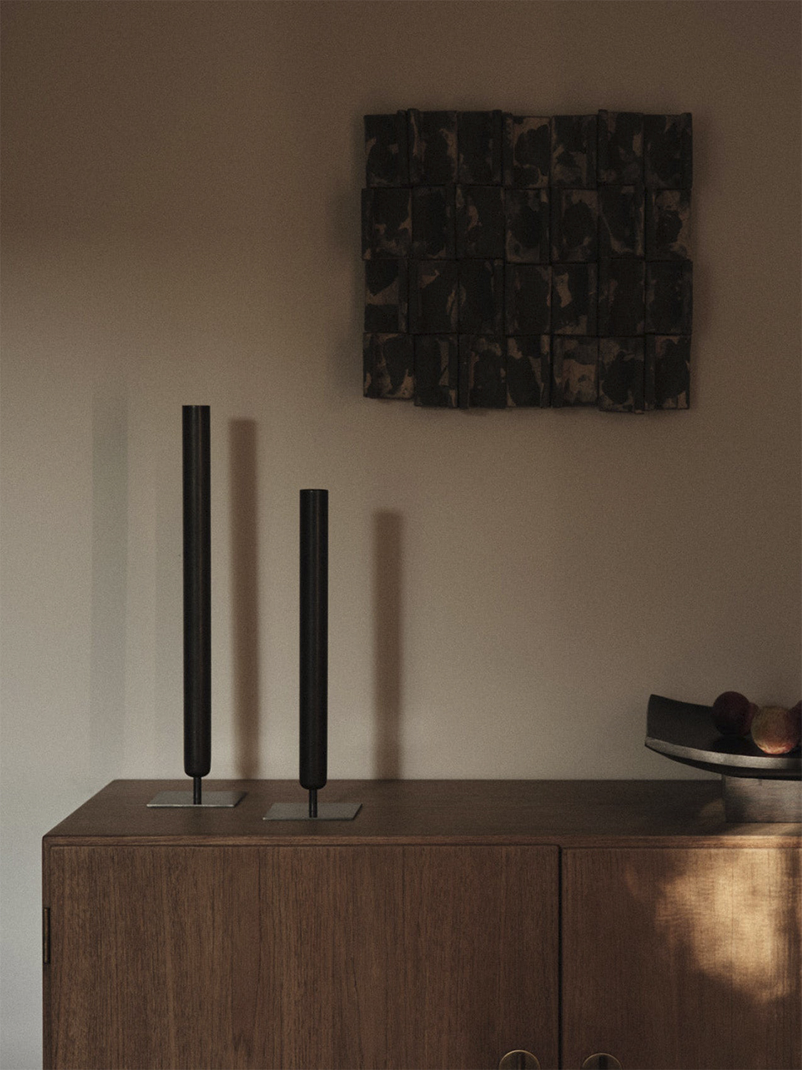 Stance Vase, H50, Bronzed Brass Stance Vase, H50, Bronzed Brass