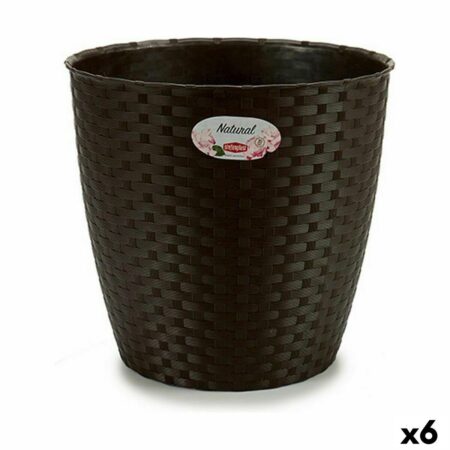 Stefanplast urtepotte i plastik 29 × 26,5 × 29 cm - 6 stk.