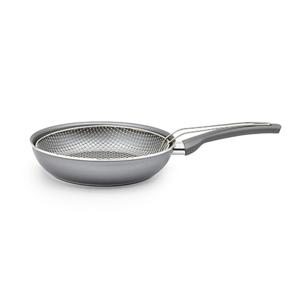 Stegepande med kurv TM Home Ø 24 cm Aluminium Stegepande med kurv TM Home Ø 24 cm Aluminium