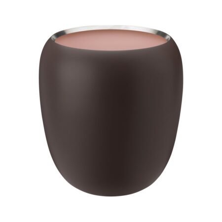 Stelton Ora vase 20 cm Dark powder/Powder