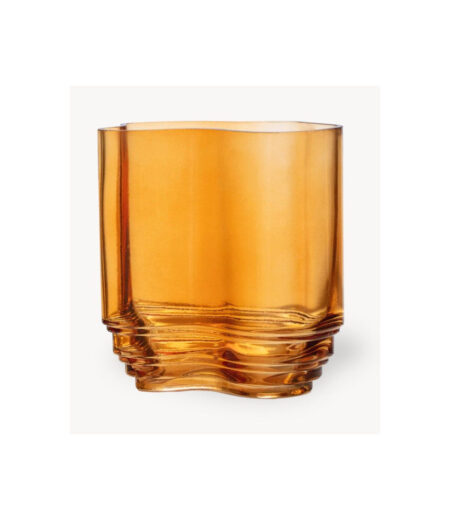 Stences - Lake vase, røgfarvet glas