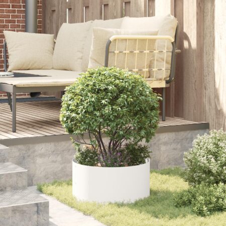 Stor Hvid Metal Potte Hvid Metal Stor Plantekasser