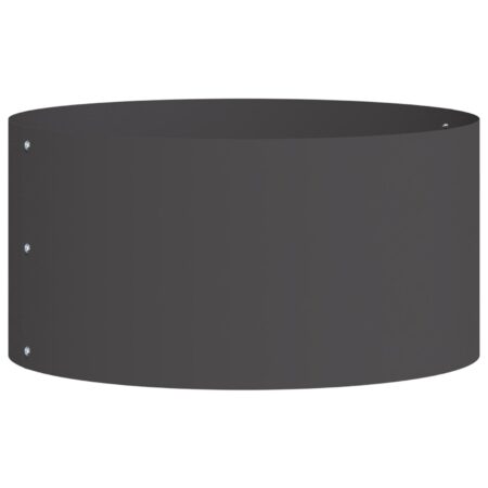 Stor Sort Metal Potte Sort Metal Stor Slidstærk Metal Planter