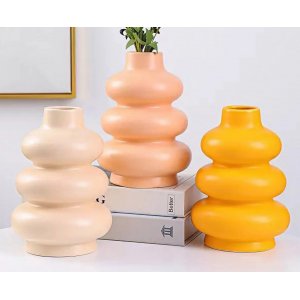 Striga vas - Rosa/orange/cream