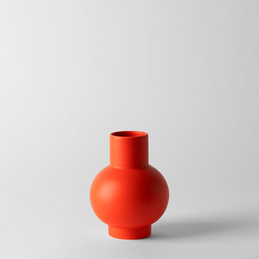 Strøm Small Vase Strong Coral Strøm Small Vase Strong Coral