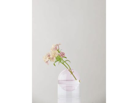 Studio About - Standing Flower Bubble Low Tube - Vase - Rose - LOW 10cm