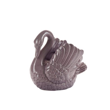 Svane urtepotteskjuler, lilla - H20,5 cm